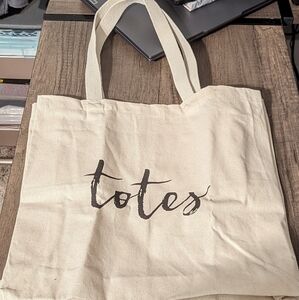 Jo Ann's Large Burlap Tote Bag New!